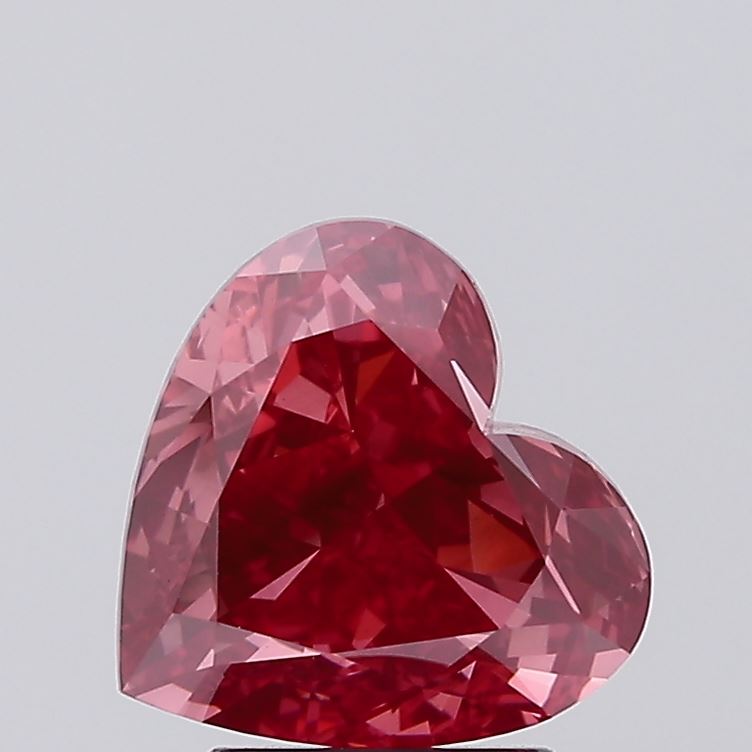 2.61 carat heart diamond