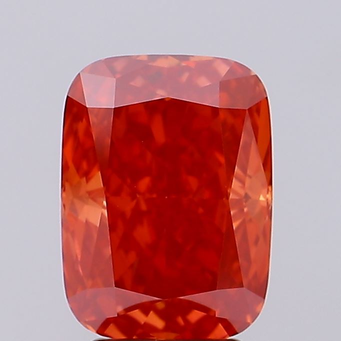 4.21 carat cushion diamond