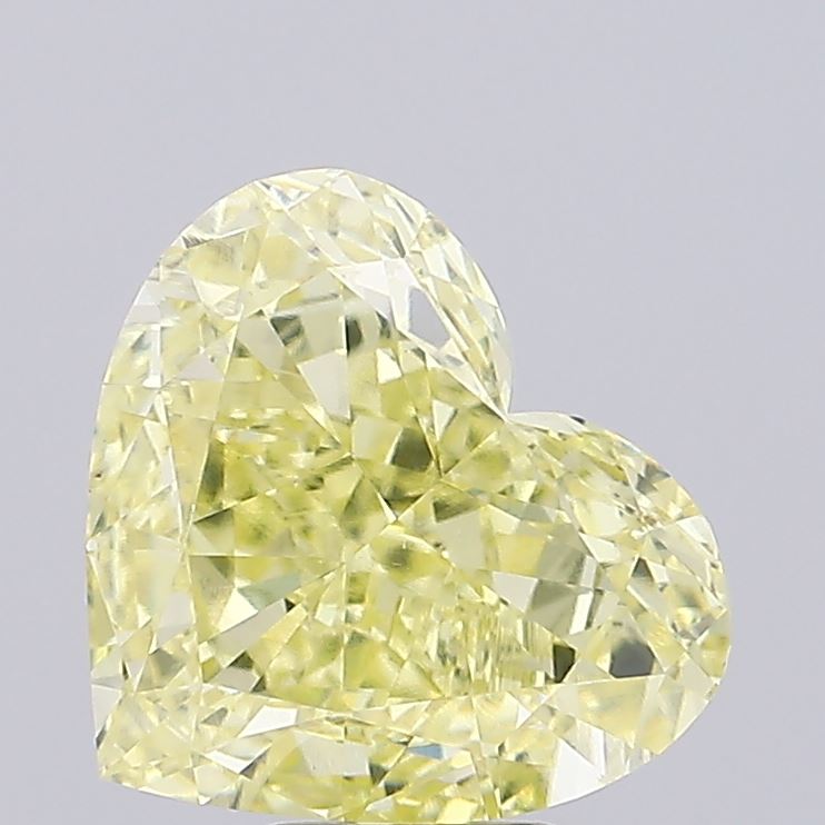 6.55 carat heart diamond