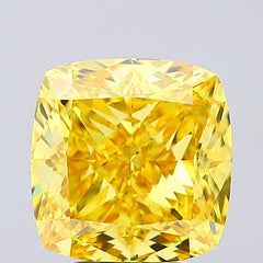 3.85 carat cushion diamond