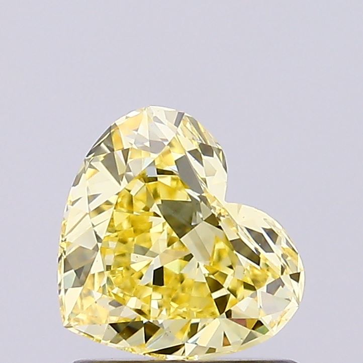 0.87 carat heart diamond