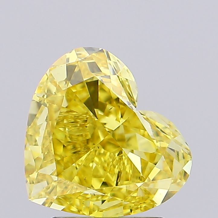 2.57 carat heart diamond