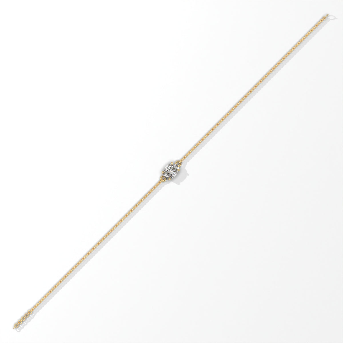 Side profile highlighting 4.20mm basket height, open gallery architecture, and low center of gravity in 10k solid gold. Engineered to prevent flipping during daily wear and wedding bracelet stacking. Available custom in 10k/14k gold, 925 silver, platinum, stone sizes 1ct to 10ct tcw, and stone variation moissanite or lab grown diamond.