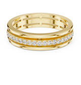 Top-down CAD view showing 19 round brilliant lab grown diamonds in micro-prong setting bordered by 14k solid gold guard rails. Ideal engagement ring, anniversary gift, wedding band. Custom choices in 10k/14k gold, 925 silver, platinum with 1ct to 2ct moissanite or lab grown diamond.   