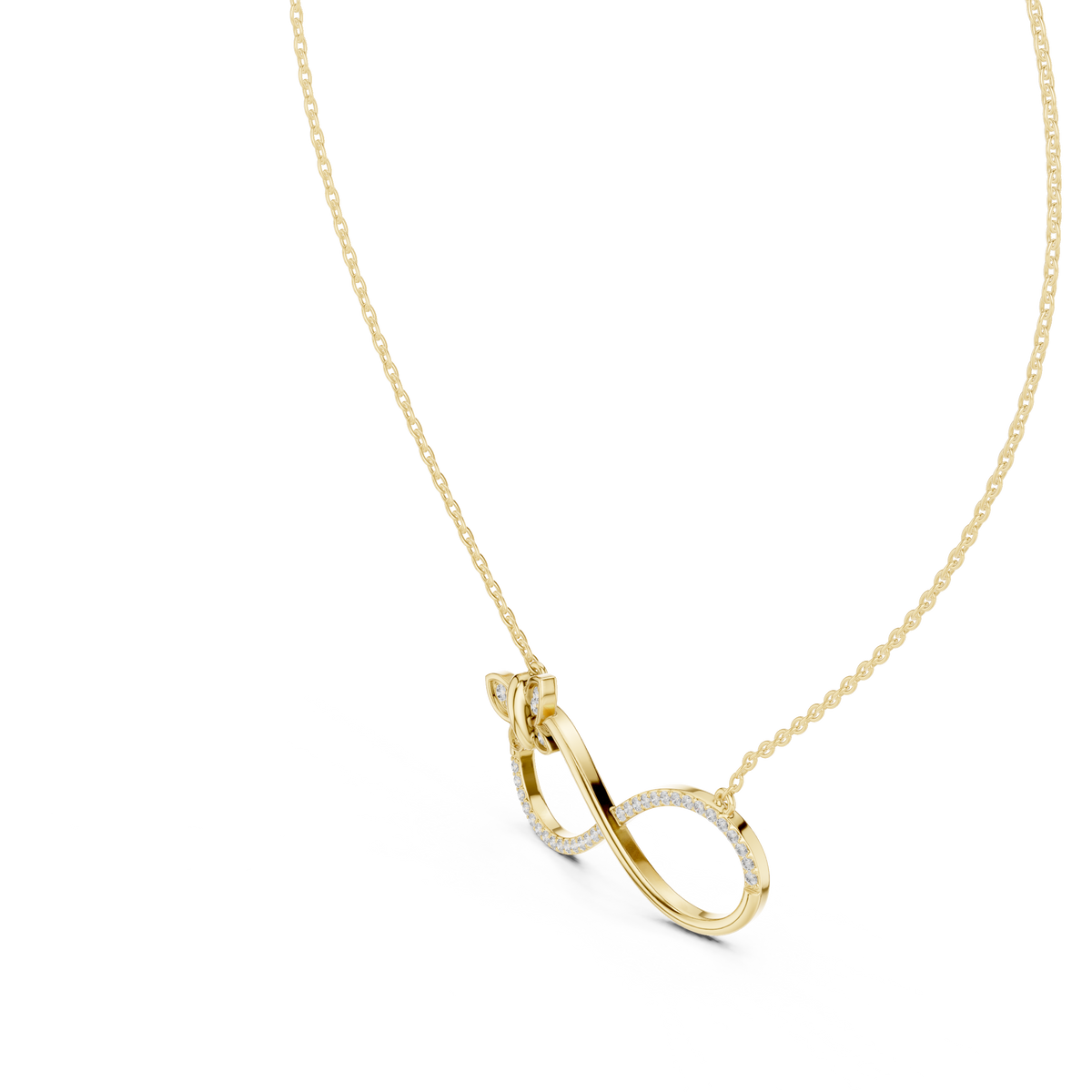 Side profile angle showing the 4.93mm low profile depth and integrated 1.5mm solid cable chain in 10k solid gold. Designed as an everyday anniversary gift or wedding band accessory, personalized in 10k/14k gold, 925 silver, or platinum with custom 1ct to 2ct stone accents in brilliant moissanite or lab grown diamond options.