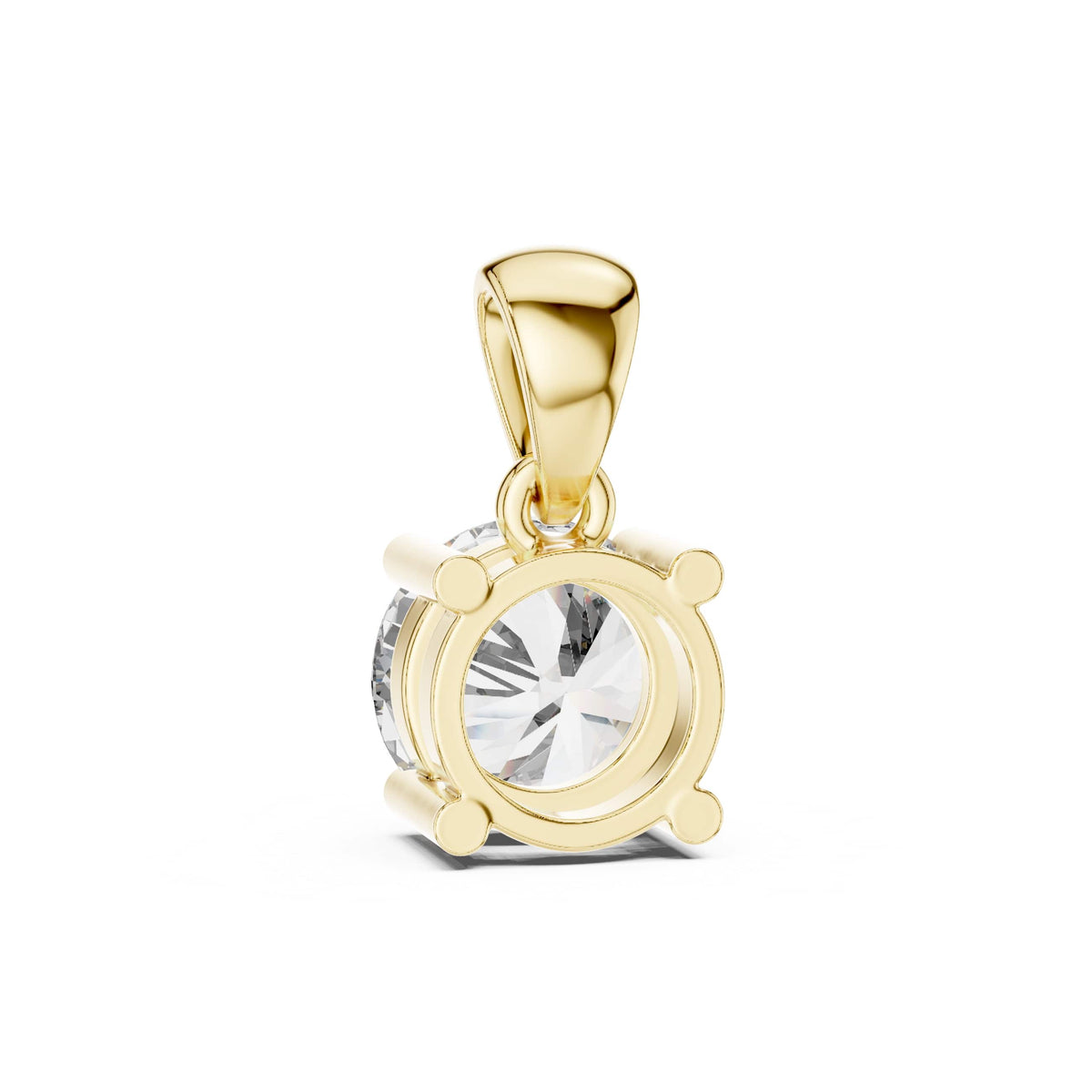 Angled shot displaying sparkling moissanite brilliance, exceptional D color and VVS clarity, set in brilliant 925 sterling silver for timeless appeal.   