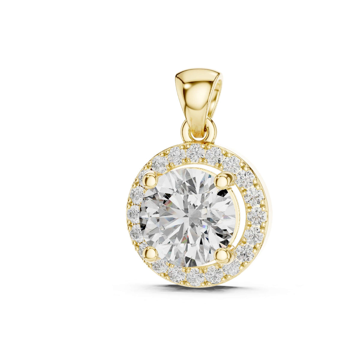 Side profile highlighting the 6.70mm height, setting clearance, and 10k solid gold structure for secure, everyday luxury