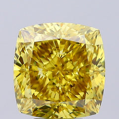6.51 carat cushion diamond