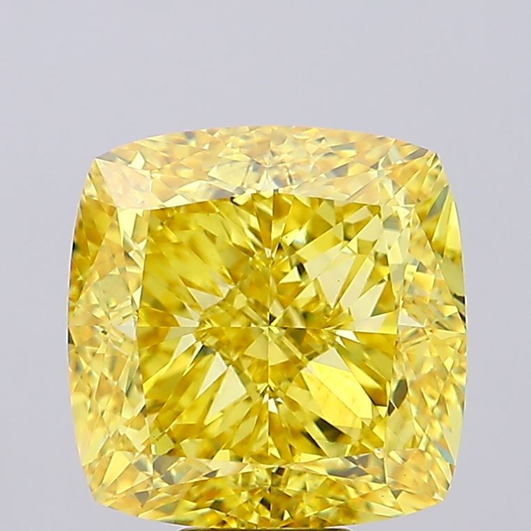 14.10 carat square cushion diamond