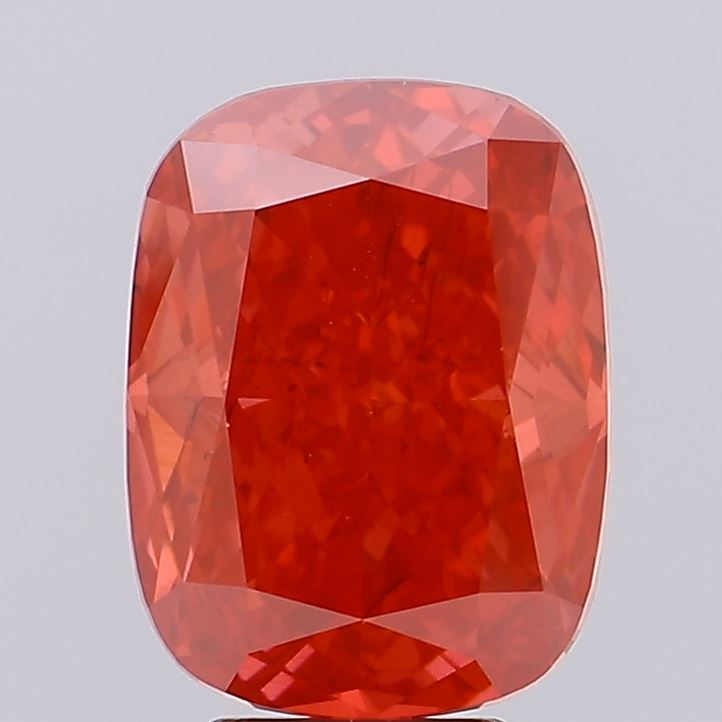 6.21 carat cushion diamond