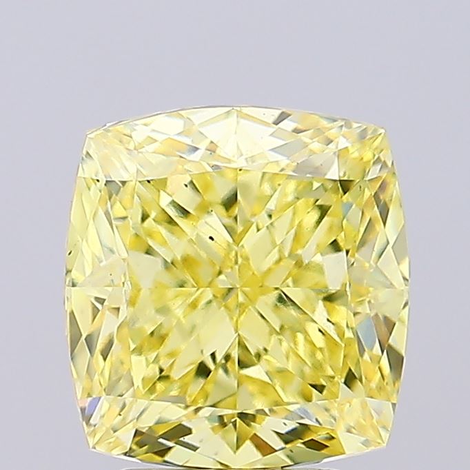 4.21 carat cushion diamond